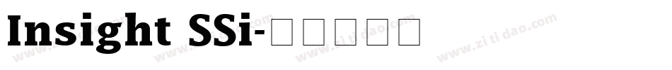 Insight SSi字体转换
